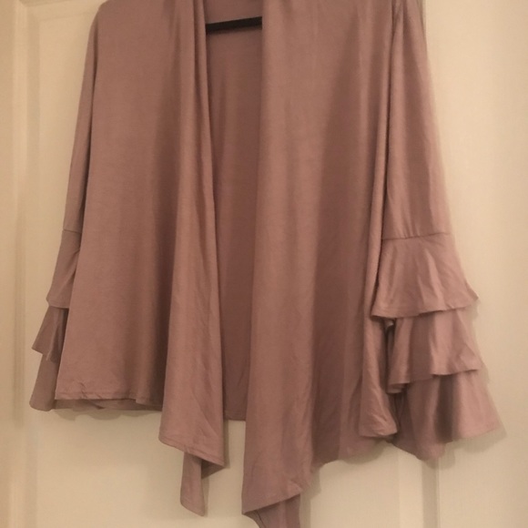 SIMLU Relaxed Ruffle sweater size Medium - Picture 3 of 5